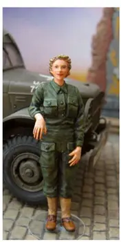 1/35 модел комплект комплект за смола Група полеви медицински сестри армията на САЩ (2 фигурки)