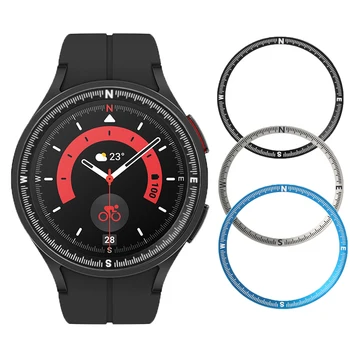 За samsung galaxy watch 5 pro 45 мм bezel панти от неръждаема стомана протектор за Galaxy watch 5 pro bezel пръстен 45 мм Броня на кутията