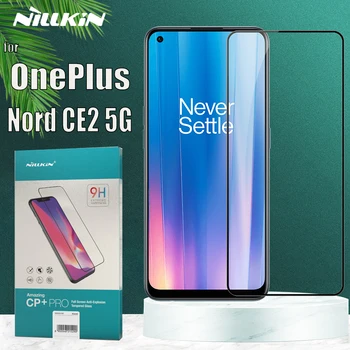 OnePlus Nord CE 2 5G CE2 Закалено стъкло Nillkin 2.5 D Пълно покритие на 9H Прозрачно Защитно фолио за екрана на One Plus Nord CE2
