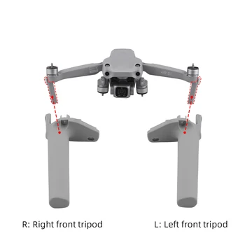 Ляво/Дясно Предните Крака Комплекти за DJI Air 2S Drone Стойка на Шасито Предната Ръкохватка на Статив Подмяна на Дрона резервни Части За Ремонт на Аксесоари