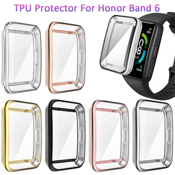 Смарт Часовник С Покритие Във Формата На Миди Броня С Пълно Покриване На Протектор На Екрана Защитен Калъф За Band Honor 6 Huawei Band 6