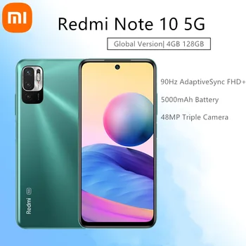 Redmi Note 10 5G Глобалната версия 4 GB 64 GB/128 GB Смартфон Xiaomi Dimensity 700 6,5 