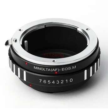 Преходни пръстен AF-EOSM за обектива на Sony, MINOLTA AF) до беззеркальной фотоапарат canon EF-M eosm/m1/m2/m3/m5/m6/m10/m50/m100
