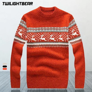 Зимният Коледен Пуловер, Мъжки Вълнен Пуловер Многоцветен Пуловер С Качулка И Деколте Мъжки Дрехи Кашмир Sweaters Pull Homme AF7721