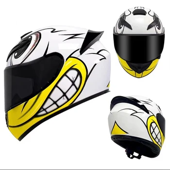 Най-Продаваният Мотоциклет Шлем За Цялото Лице Състезателни F1 Venom Обиколката На Главата Защитно Покритие Противотуманное На Предното Стъкло, Мото Каски 2022