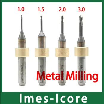 Фрезоване на боракс Imes-Icore 350I за метални материали като титан и дискове CoCr