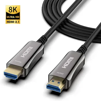 4K, HDMI Кабел, Оптичен кабел hdmi 2,0 18 Gbit/s 60 Hz HDR HDCP за HD TV Box Проектор високоскоростен достъп до Компютър, xbox series x