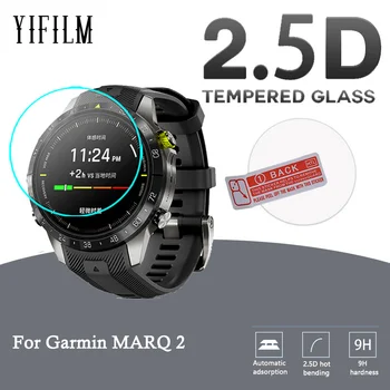 2 Бр. Защитно Фолио От Закалено Стъкло За Garmin MARQ 2 MARQ2 Smartwatch HD Прозрачно Защитно покритие Стъклена Филм Аксесоари За Часовници
