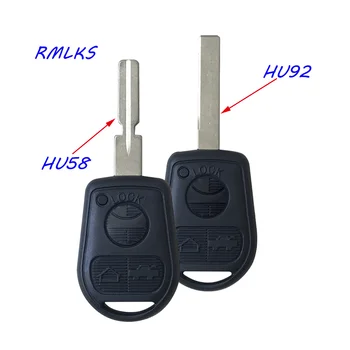 3 Бутона Режисьорски Острието Ключ на Автомобила Смяна на Дистанционно Ключ Калъф във формата на Миди за BMW E31 E32 E34 E36 E38 E39 E46 Z3 Ключодържател Режисьорски Калъф за Ключове