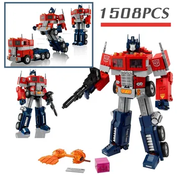 1508 БР. Идеални 10302 Optimus Pobot Transformers Prime Творчески Експерт Градивен Елемент На Тухли, Играчки За Момчета Децата, Подарък За Рожден Ден
