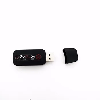 MOEN от 5 до 9 На Мощност Преносим Эффектор Педала Ефекти USB Адаптер за Захранване от 5 до 9 В Конвертор
