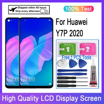 Оригиналът е За Huawei Y7P 2020 ART-L28 ART-L29 LCD дисплей с сензорен екран Дигитайзер, Подмяна на