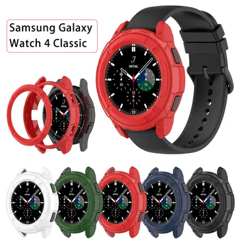 Калъф За Часа на Samsung Galaxy Watch 4 Classic 42 мм и 46 мм, Защитната Капачка Smartwatch Противоударная Защитната Обвивка