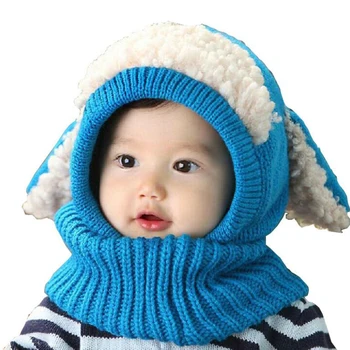 Doitbest Корейски puppy За малки момчета възли шапки през зимата меху за малки момичета Сраснали с шапка като шалове Възраст от 6 месеца до 4 години