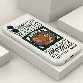 Сладък Cartoony калъф За телефон с изображение на Котка и мишка Funda за iPhone 11 12 13 Pro Max 12 13 Mini X XR XS MAX SE 2020 7 8 Plus 6s Celular Силикон