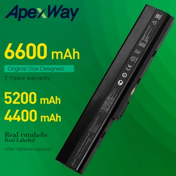 ApexWay 11,1 На Нова батерия за лаптоп ASUS k52f A42-K52 A31-K52 X52JE X52JG X52JK X52N X52F X52J X52JB X52JC A32-K52 a41-k52