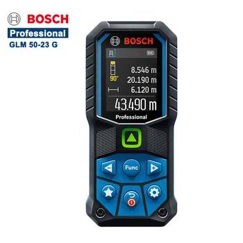 Bosch GLM50-23G Зелен лазерен Далекомер Leaser Измерва Разстоянието 0,05 ~ 50 м IP65 Метър Разстояние 360 ° Ъгъл на Стая на Измервателен Уред
