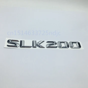 Емблема заден Капак на Багажника на Автомобила Хромирани Букви SLK 200 за Mercedes Benz R170 R171 R172 SLK200