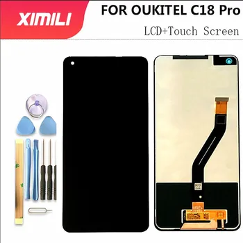 6,55 инча OUKITEL C18 Pro LCD дисплей + Тъч Екран 100% Оригинален Тестван LCD Дигитайзер, Стъклен Панел Замяна За OUKITELC18 Pro