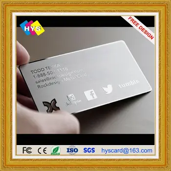 метална карта и златна карта от неръждаема стомана, доставка на метални визитки