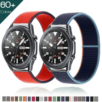 20 мм, 22 мм и Найлонова каишка За часовник Samsung Galaxy Watch 3 45 мм 41 мм активен 2 каишка за Gear S3 Huawei watch GT 2 42 мм и 46 мм Гривна