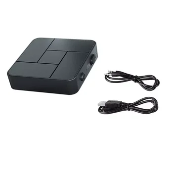 KN326 Преносим Мини Безжична Аудио Адаптер 2-в-1 Bluetooth 5,0 Приемник Предавател За Телевизор, Компютър, Комплект за Кола, Аксесоари