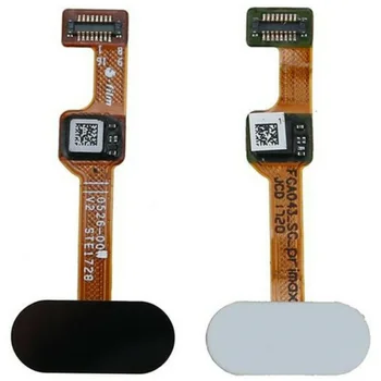 За OnePlus 5 1 + 5 A5000 Бял/черен цвят Начало Клавиш Бутон на пръстови отпечатъци Гъвкав кабел