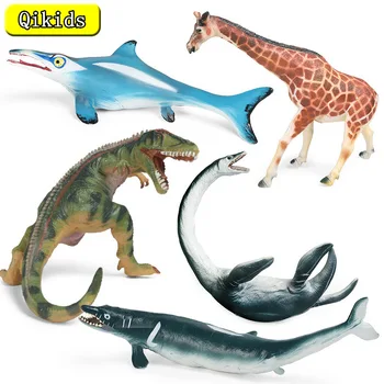 Моделиране на Животни от Мека Гума и Попълнен Памучен Модел на Динозавър Морски Живот PVC Животни Фигурки, Играчки Детски Коледен Подарък