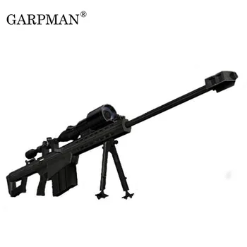 1:1 Barrett M82A1 Снайперска пушка Пистолет Книжен модел Списание За Оръжие, 3D Пъзели От Хартия Играчка