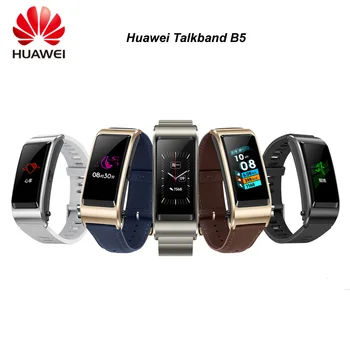 Оригинален Huawei TalkBand B5 Talk Band B5 Bluetooth Smart-Гривна Спортни Гривни Сензорен AMOLED Екран Повикване Слушалки Група