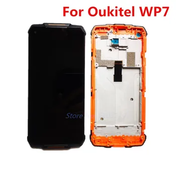 За телефон Oukitel WP7 LCD дисплей с рамка и сензорен екран Дигитайзер в Събирането на 6,53 инча Подмяна на екрана Инструменти