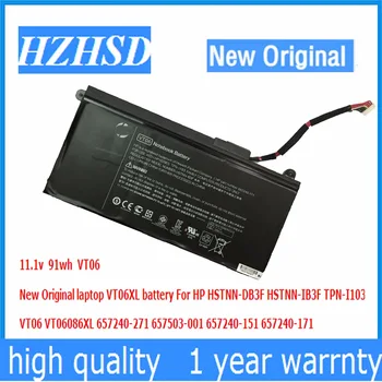 11,1 v 91wh Нова Оригинална батерия за лаптоп VT06XL за HP HSTNN-DB3F HSTNN-IB3F TPN-I103 VT06 VT06086XL 657240-271 657503-001 65