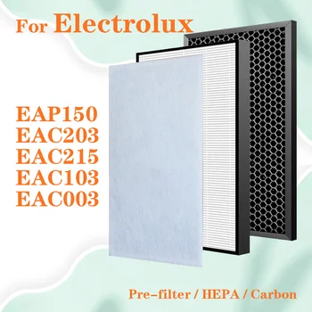 Смяна на филтър за Пречистване на въздуха, За да Electrolux EAP150 EAC203 EAC215 EAC103 EAC003 Филтър с активен въглен и HEPA