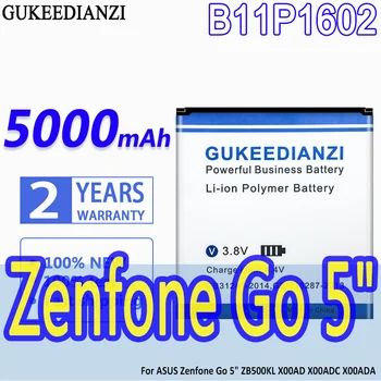 Батерията с голям капацитет GUKEEDIANZI B11P1602 5000 mah За ASUS Zenfone Go 5 ZB500KL X00AD X00ADC X00ADA Go5