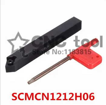 SCMCN1212H06 държачът 12*12*100 мм притежателя на струг инструмент с ЦПУ, външни инструменти за струговане на 50 градуса, стругове режещи инструменти