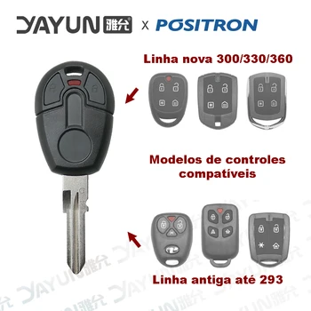 YAYUN Модифициран Ключ за кутия на Fiat FT2-G Тревожни Бутона Positron Flex Новата и Старата Линия до 293 300 330 360 Безплатна Доставка