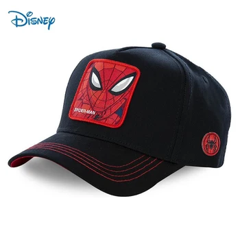 Бейзболна шапка на Disney Marvel, Регулируем бейзболна шапка, Хип-Хоп Шапка, Spider-Man, Iron Man, спортни шапки за възрастни, Летни Дишащи Меш Шапки