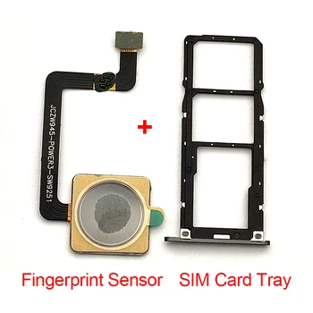 Нови Оригинални За Umidigi Power 3 Слота За SIM-карти SD Притежателя Тава За Sim-карти Четец/Сензор за пръстови отпечатъци Гъвкав Кабел За Umidigi Power 3