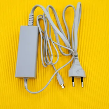 Адаптер за променлив Ток Зарядно Устройство за Wii U Геймпад Контролер САЩ ЕС Щепсел Домашен Стенен Източник на Захранване кабел за зареждане и Адаптер за WiiU Pad