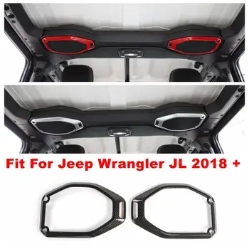 Покривът Стерео Високоговорител Аудио Звука на Високоговорителя Украсата на Кутията Тампон За Jeep Wrangler JL 2018 -2022 ABS Аксесоари за Интериора