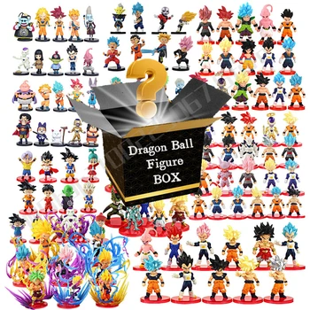 5-10 СМ Dragon Ball Mistery Box Лъки Bag Goku Зеленчуци Супер Сайян Фигурки Модел Аниме Сляпо Кутия за Играчки за Деца Подаръци