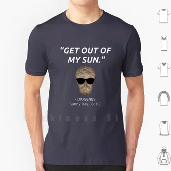 Забавен Диоген Цитат Тениска Философия на Историята Студент Слънцето Тениска 6xl Памук Готина Тениска Забавен Диоген Забавен Диоген Цитат