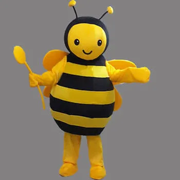 Гореща Пчела Талисман Костюм Медоносная Пчела Карикатура Cosplay да Обличам Украшение Безплатна Доставка EMS търговия на Едро С Фабрика