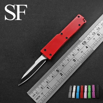 Осем Портативни Мини-Ножове 400 Острие С дръжка От С алуминиева Сплав EDC Експрес-Инструменти за Разопаковане на Кутията