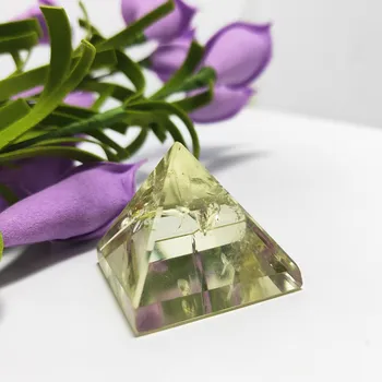 24 грама висококачествен цитрин, кварцов кристал Пирамидални камъни и кристали точка обелиск Чакра Скъпоценен Камък Изцеление на Рейки