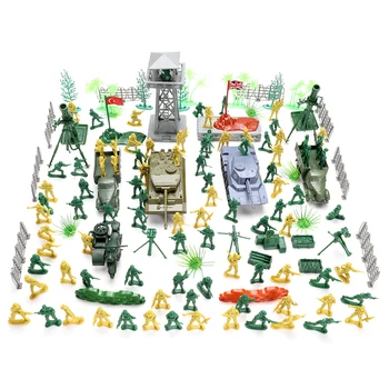 ViiKONDO Военен Игри Набор от Армия специалните сили на САЩ За Мъже Играчка Войник Пластмасова Фигурка Танк Военна Игра Пясък Talbe Подарък за Момчета