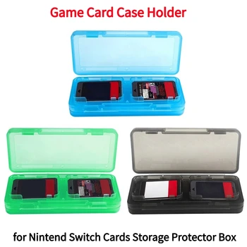 Слот за Аксесоари чанта за Носене 4 в 1 Преносим Калъф за Карти игра за Nintendo Switch устойчив на удари Твърд Калъф Кутия За Съхранение на НЧ 3DS 2DS/DS