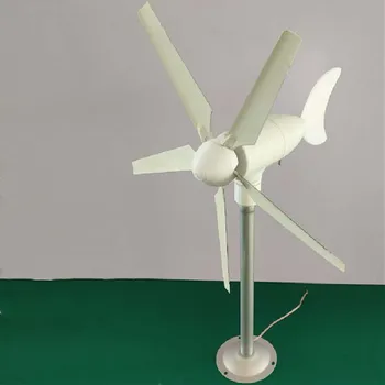 Направи си САМ 5 Остриета Микро-Вятърна Турбина Модел трифазни Постоянен Магнит Бесщеточный Открит на Науката и Образованието Вятърна Мелница