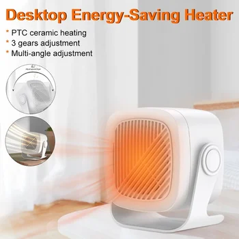 800 W Мини Електрически Нагревател Преносим Настолен PTC вентилаторна печка Керамичен Нагревател Топло Вентилатор Офис-Топло Машина за Зимата