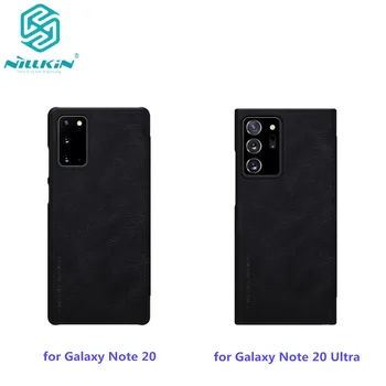 За Samsung Galaxy Note 20 калъф за телефон Nillkin vintage Чин флип-надолу капачка от Изкуствена Кожа Калъф PC пластмаса делото за Note 20 Ultra